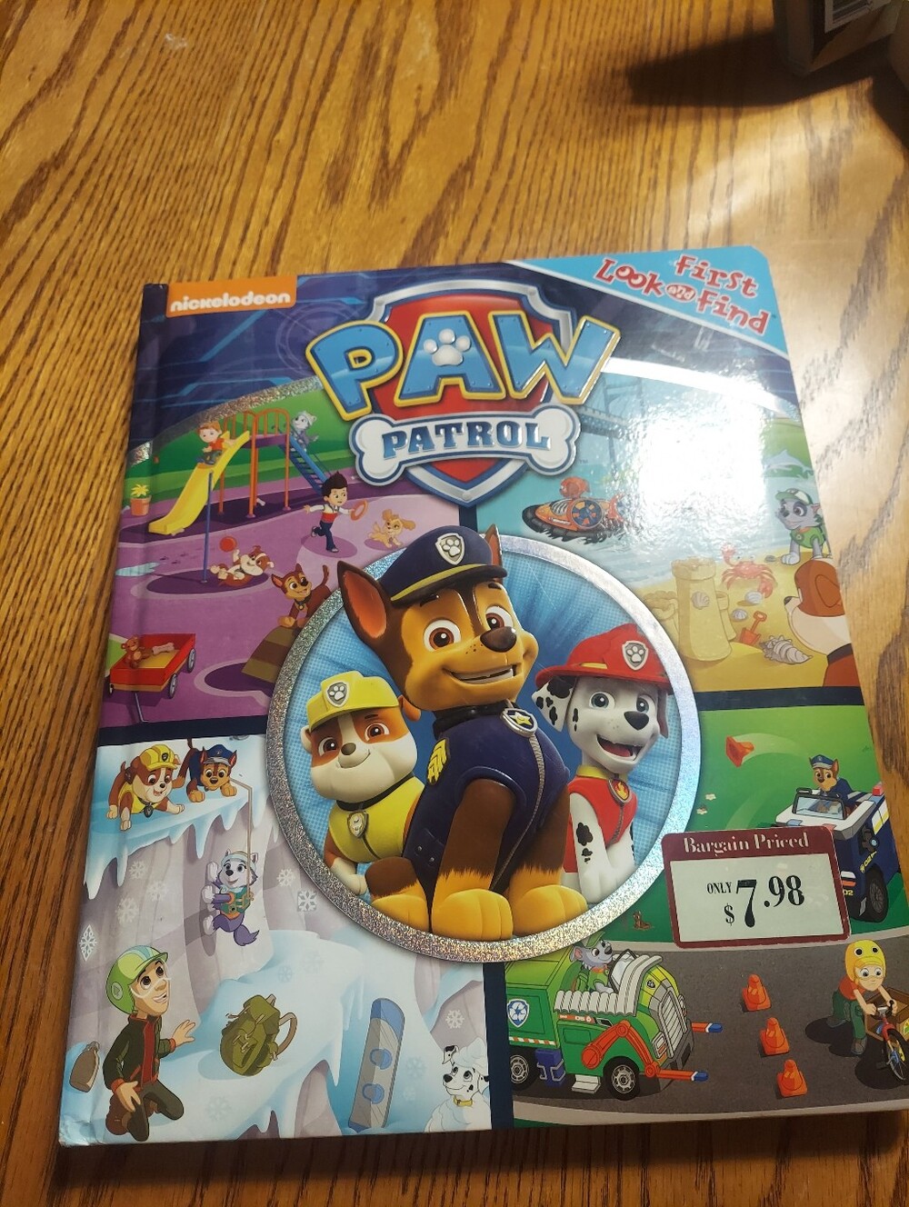 PAW Patrol First Look and Find Board Book Nickelodeon Toddler Activity Book PI
